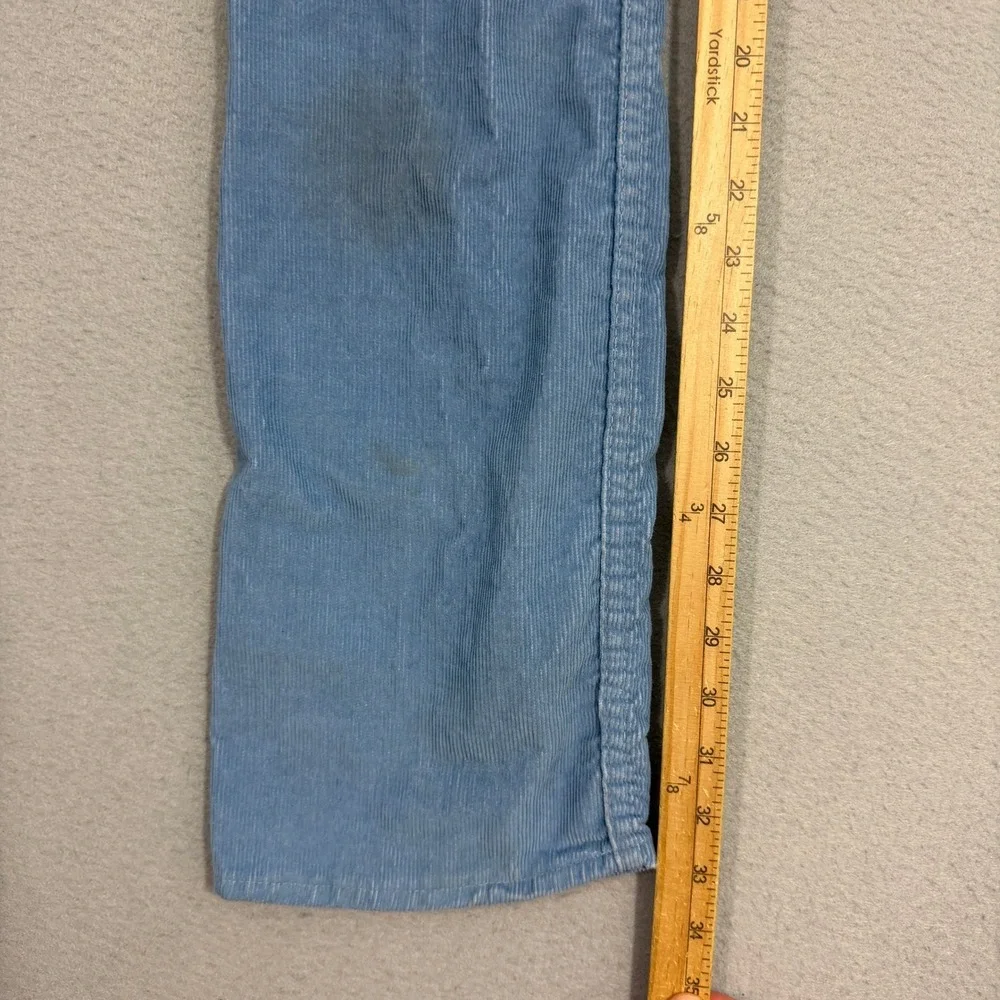 Vintage Levis Corduroy Pants Teen 28x34 USA Made 70s High Waist Flare Bootcut